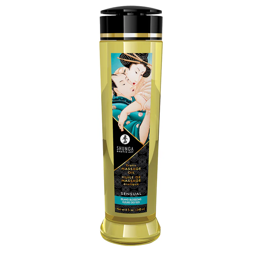 Shunga Erotic Massage Oil Amour-Sweet Lotus 8oz - Image 4